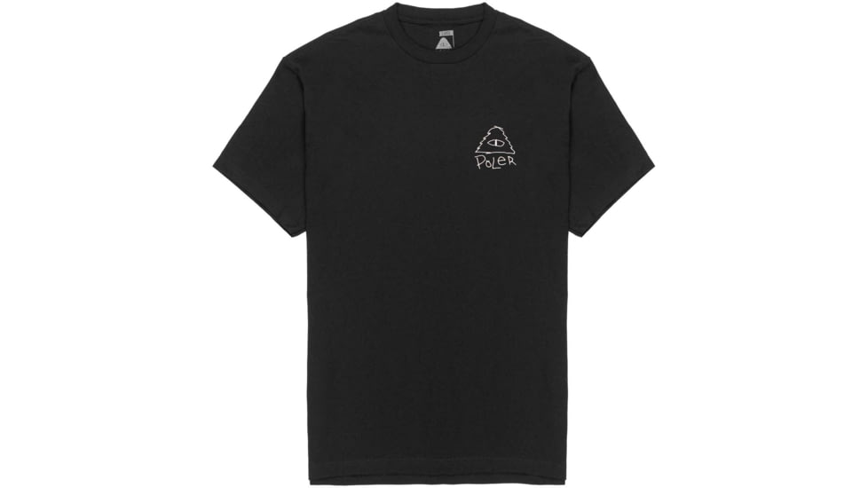 Poler Scribble T-Shirt, Small, Black, 223APM2002-Black-S