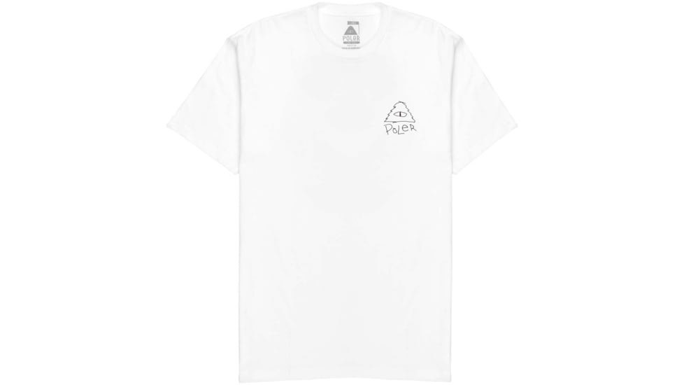 Poler Scribble T-Shirt, Small, White, 223APM2002-White-S