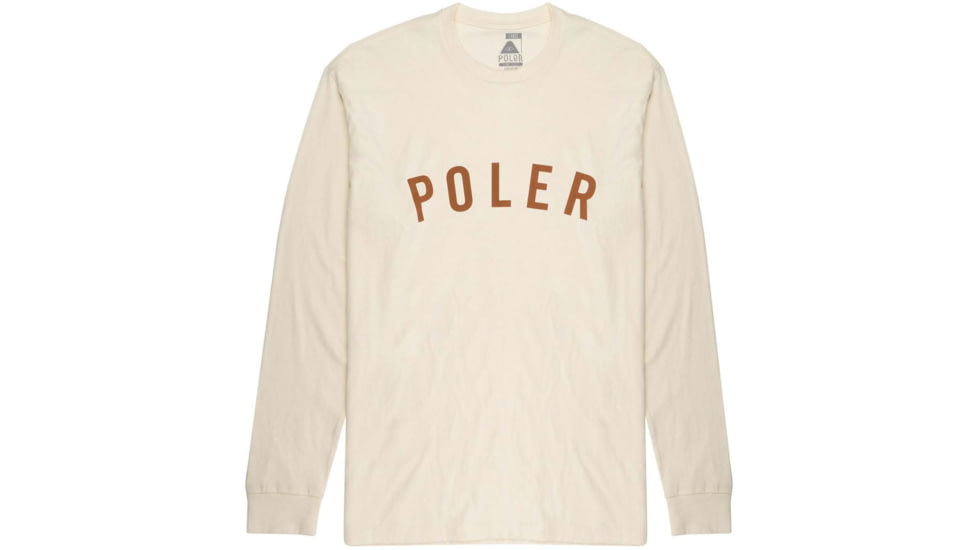 Poler State LS Shirts, Small, Natural, 214APM2202-Natural-S