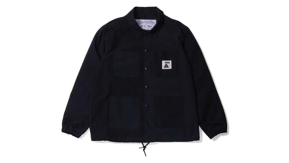 Poler Summit Coverall Coach Jacket, Medium, Black, 55200200-Black-M