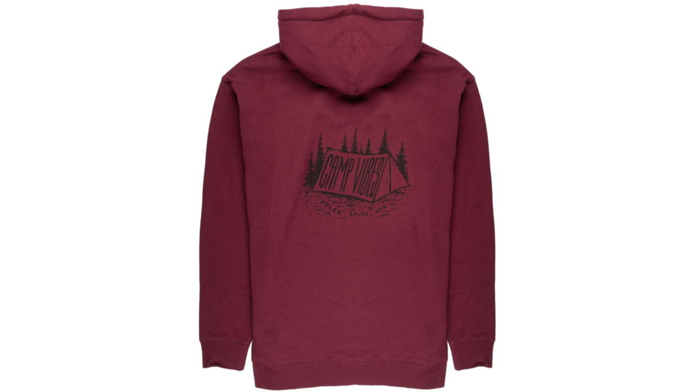 Poler Tent Hoodie, Large, Maroon, 213APM2606-Maroon-L