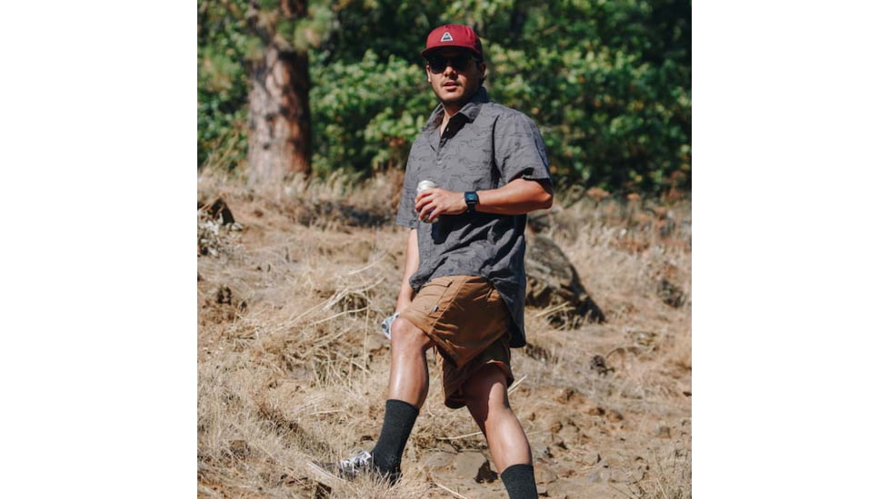 Poler The Ned Shirt, Medium, Granite, 211APM3001-Granite-M