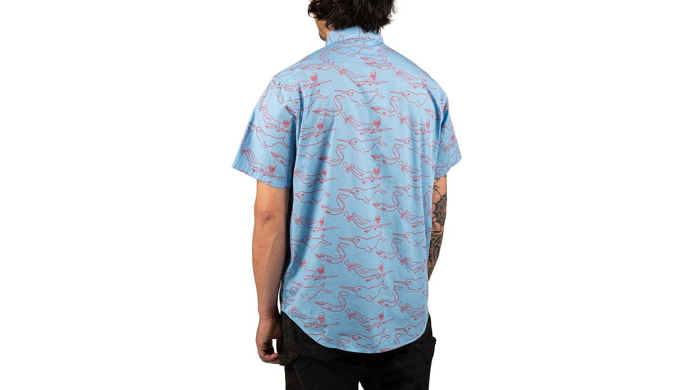 Poler The Ned Shirt, Small, Ocean, 211APM3001-Ocean-S