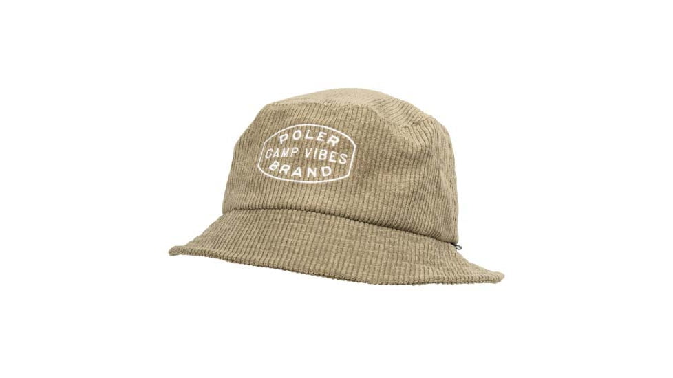 Poler Vibes Brand Bucket Hat, Olive, One Size, 221ACU7101-Olive-O/S