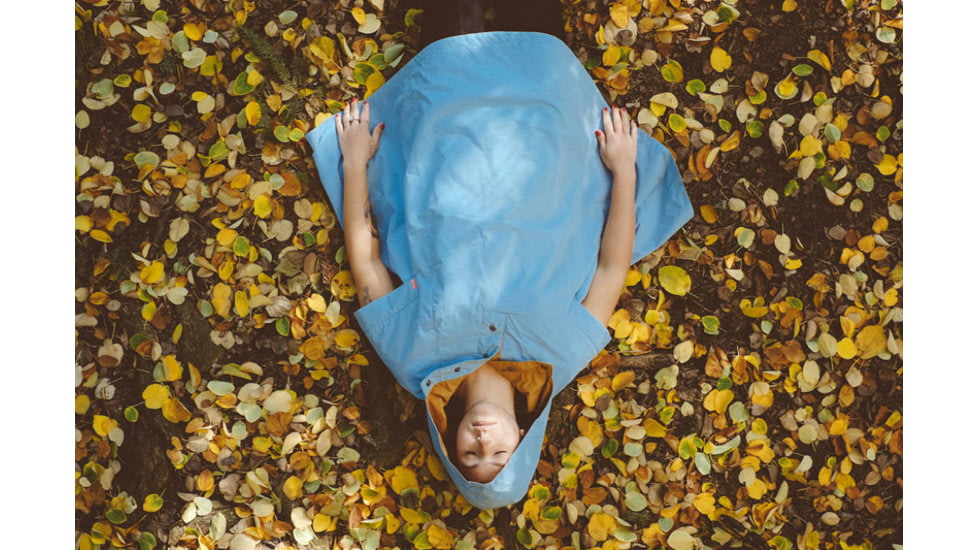 Poler Willow Poncho-Sky