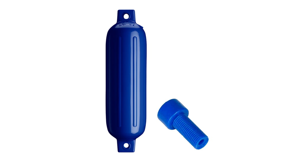 Polyform U.S. G-3 Twin Eye Fender 5.5in x 19in - Cobalt Blue w/Adapter, G-3-COBALT BLUE