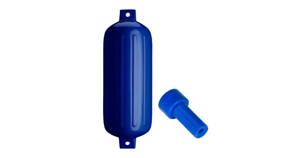 Polyform U.S. G-6 Twin Eye Fender 11in x 30in - Cobalt Blue w/Adapter, G-6-COBALT BLUE