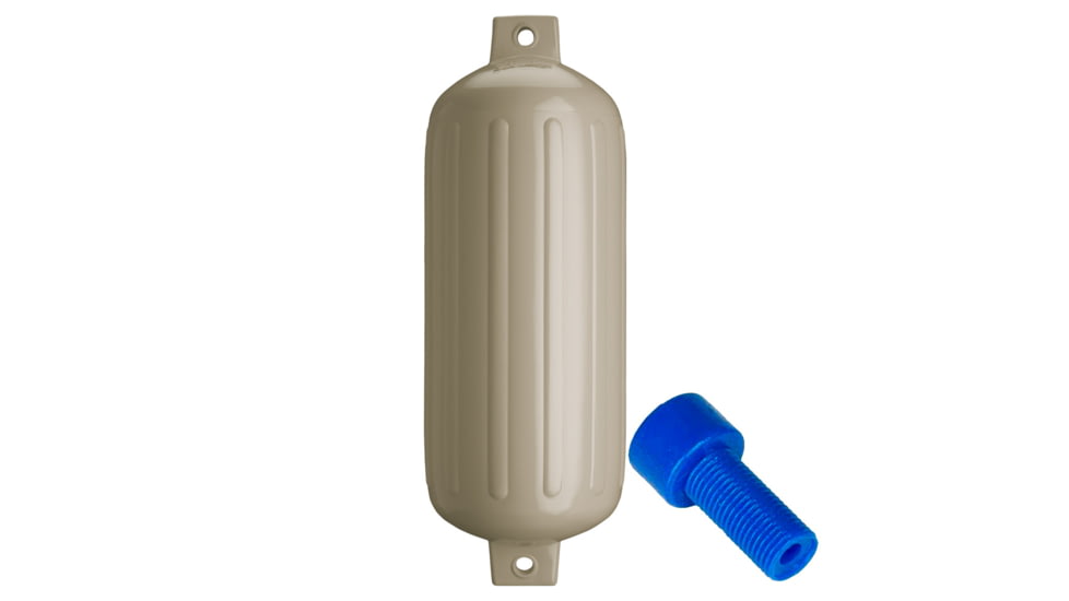 Polyform U.S. G-6 Twin Eye Fender 11in x 30in - Sand w/Adapter, G-6-SAND