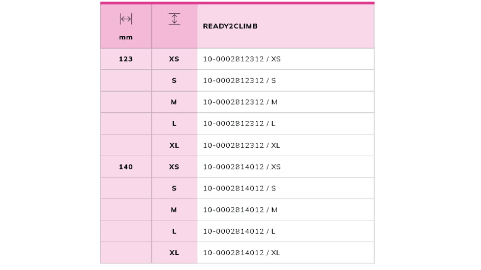 POMOCA 140mm Free Pro 2.0 ready2climb CF v2 Ski, Pink, Medium, 10-0012814012-2180-M