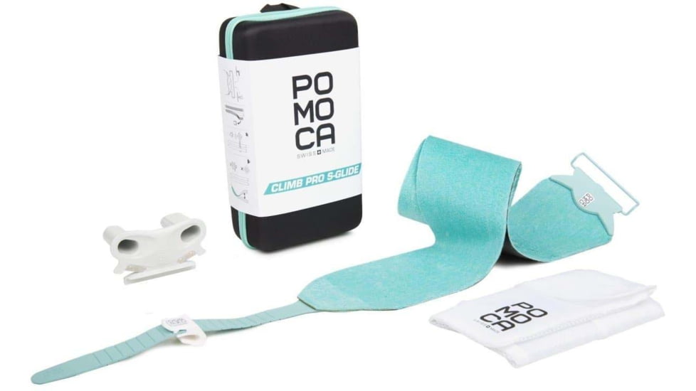 POMOCA Climbpros-Glide R2C 140mm CF V2, Turquoise, Small, 10-0012314012-2052-S