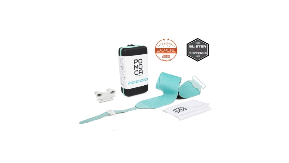 POMOCA Climbpros-Glide R2C 100mm CF V2, Turquoise, Extra Large, 10-0012310012-2052-XL