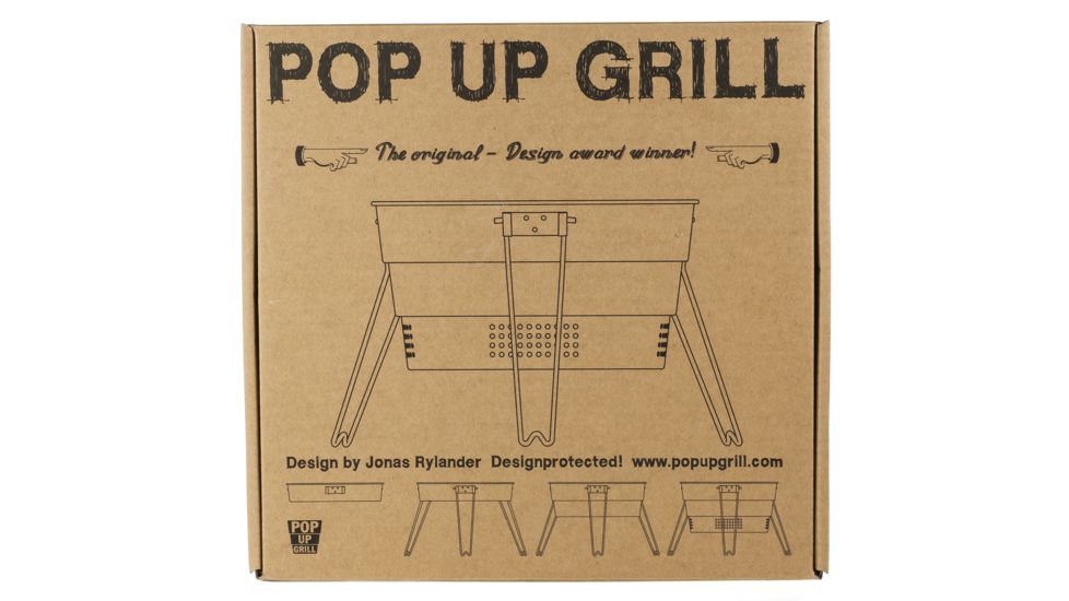 Pop Up Grill Portable Grill, Black pug0001