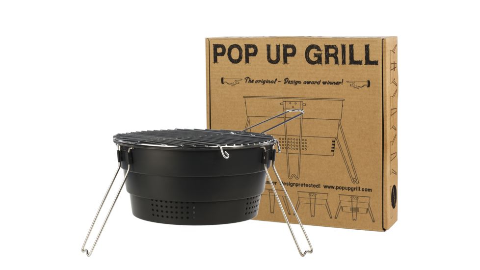 Pop Up Grill Portable Grill, Black pug0001