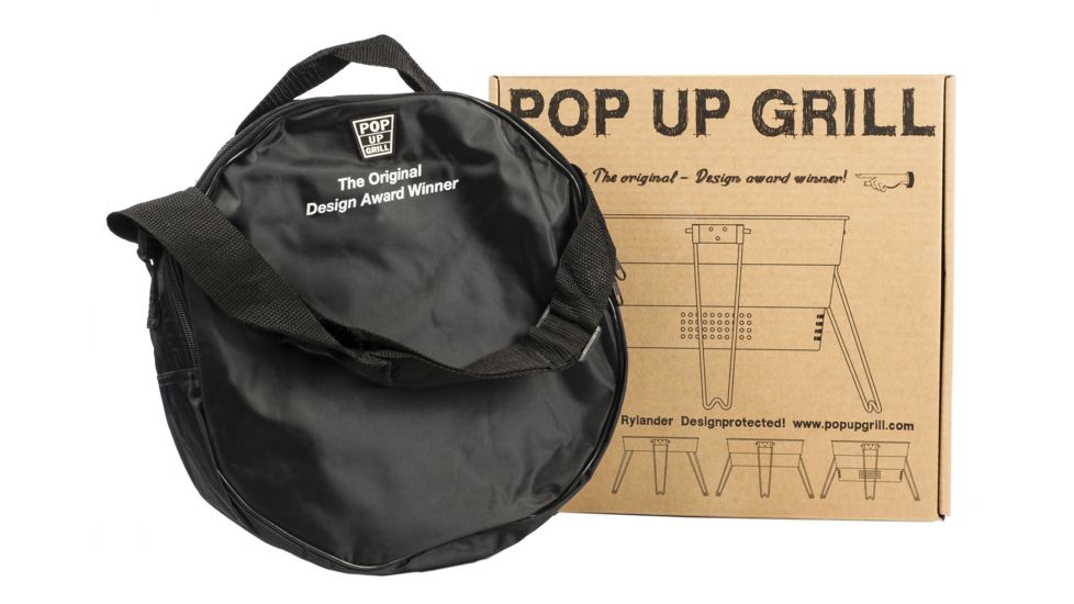 Pop Up Grill Portable Grill, Black pug0001