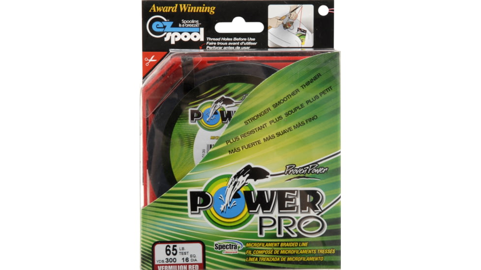 Power Pro 65 X 300 Yd Vermilion Red 051633
