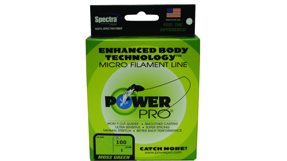 Power Pro Spectra Braided Fishing Line 30lb 100yd Green, 21100300100E