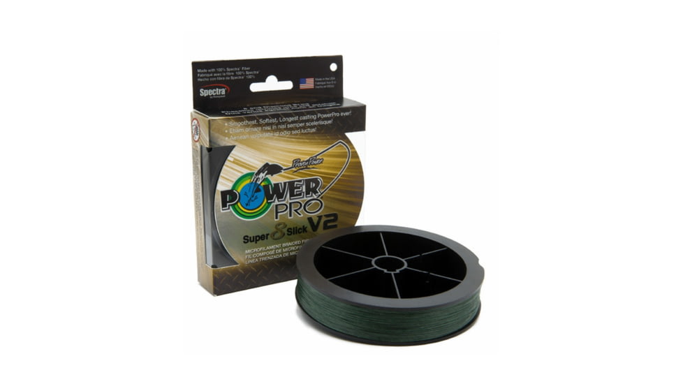 Power Pro Super Slick V2 40lb 150yd Moss Green, 31500400150E