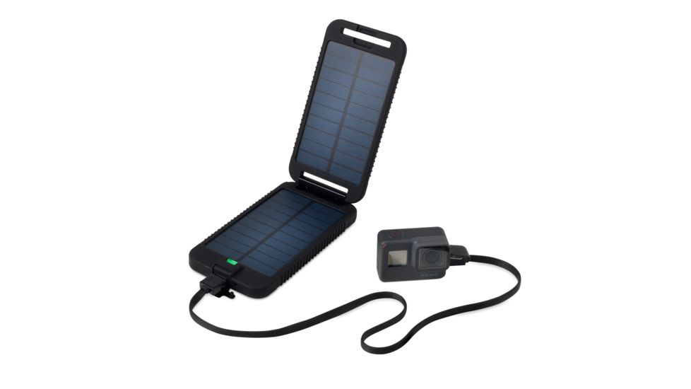 PowerTraveller Adventurer Solar Charger, Black, 6.7 x 3.7 x .1 in PTL-SLA001