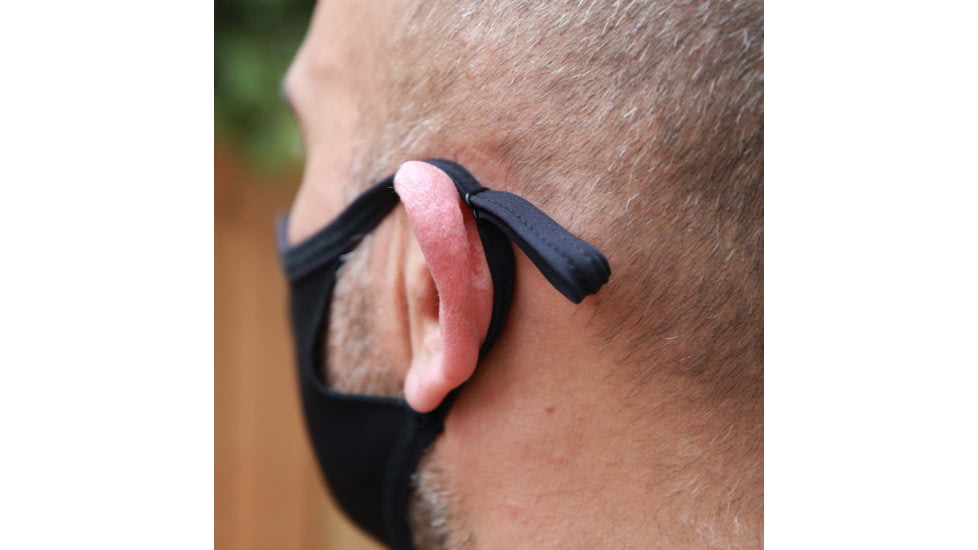 PowerTraveller Defender Reusable Face Mask, Black, One Size, PPE-BDF050