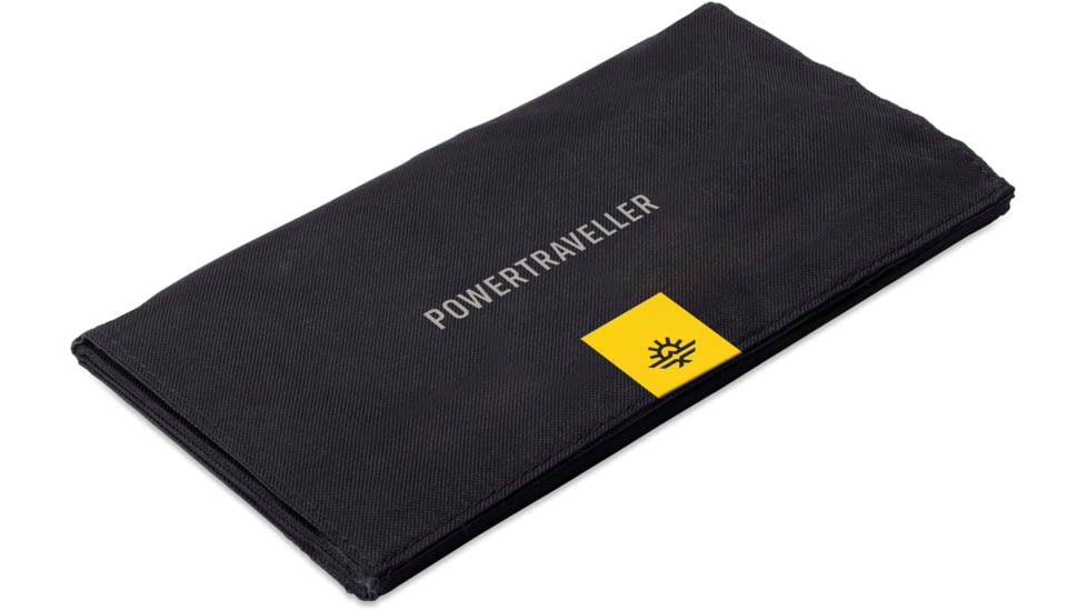 PowerTraveller Falcon 40 Foldable, Multi-Voltage Solar Panel, Black, PTL-FLS040
