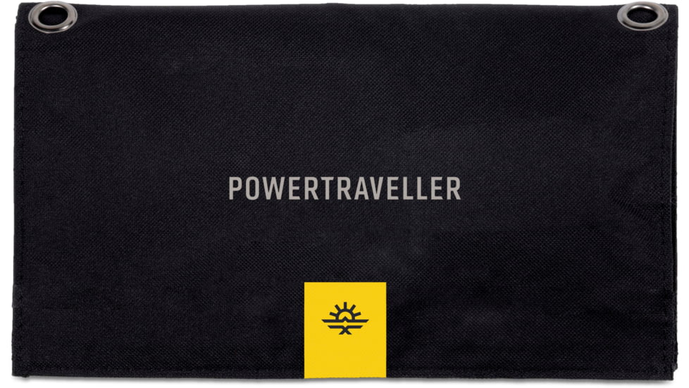 PowerTraveller Falcon 40 Foldable, Multi-Voltage Solar Panel, Black, PTL-FLS040