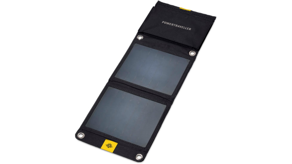 PowerTraveller Falcon 7 Foldable Solar Panel, Black, PTL-FLS007