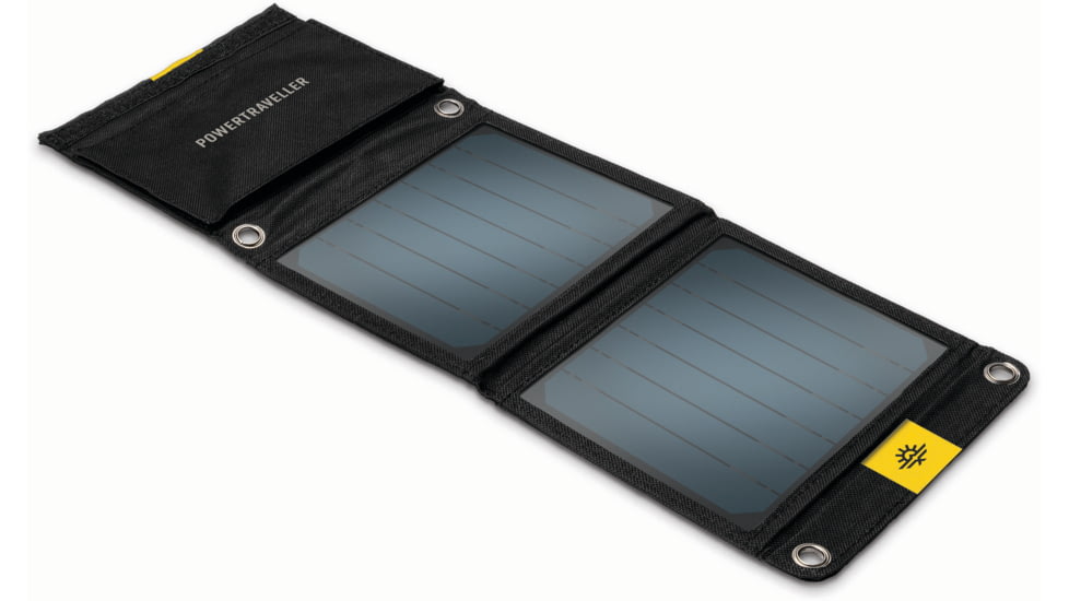 PowerTraveller Falcon 7 Foldable Solar Panel, Black, PTL-FLS007