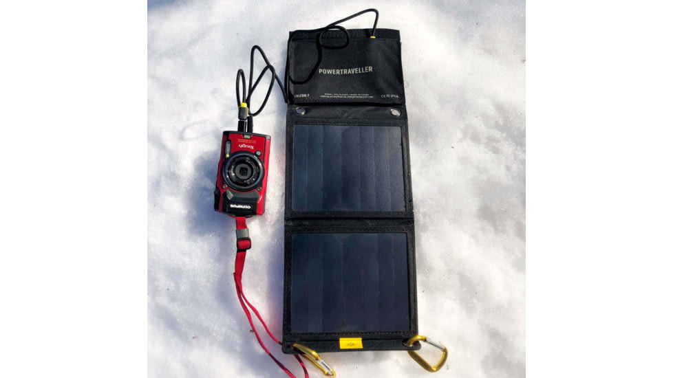 PowerTraveller Falcon 7 Foldable Solar Panel, Black, PTL-FLS007