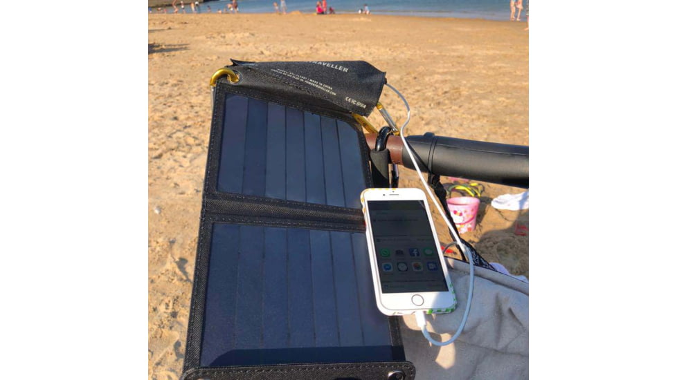 PowerTraveller Falcon 7 Foldable Solar Panel, Black, PTL-FLS007