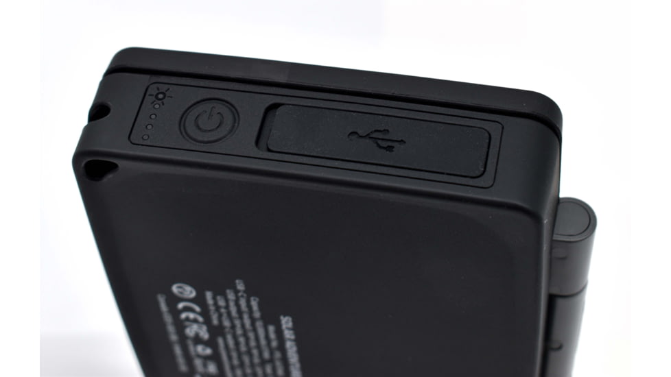 PowerTraveller Solar Adventurer II 10000Mah Solar Charger w/ Integrated Battery, Black, One Size, PTL-SAT040