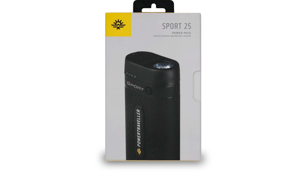 PowerTraveller Sport 25 Power Pack, Black, PTL-SPT001
