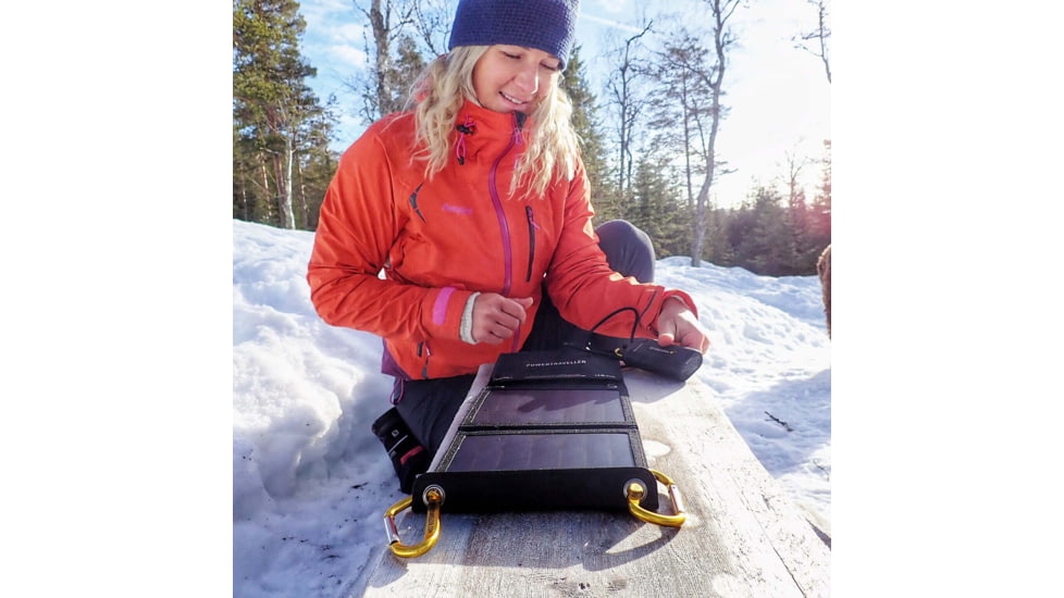 PowerTraveller Sport 25 Solar Kit - Power Pack And Solar Kit, Black, PTL-SPK025