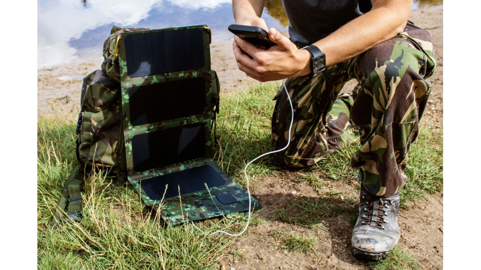 PowerTraveller Tactial Falcon 28 Foldable Efte 28 Watt Solar Panel, Camo, One Size, PTL-FLE028 TAC