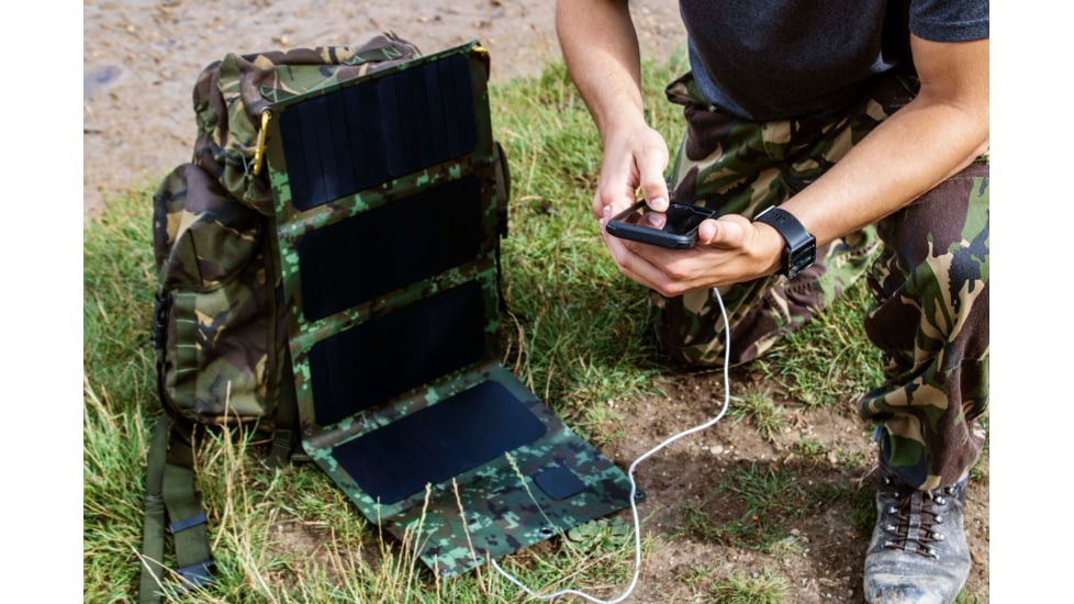PowerTraveller Tactial Falcon 28 Foldable Efte 28 Watt Solar Panel, Camo, One Size, PTL-FLE028 TAC
