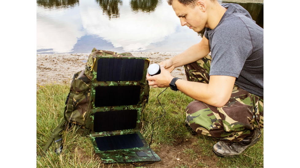 PowerTraveller Tactial Falcon 28 Foldable Efte 28 Watt Solar Panel, Camo, One Size, PTL-FLE028 TAC