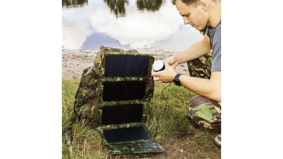 PowerTraveller Tactial Falcon 28 Foldable Efte 28 Watt Solar Panel, Camo, One Size, PTL-FLE028 TAC