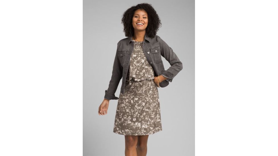 prAna Abbot Jacket - Womens, Grey Denim, Extra Small, W21190808-GYDE-XS