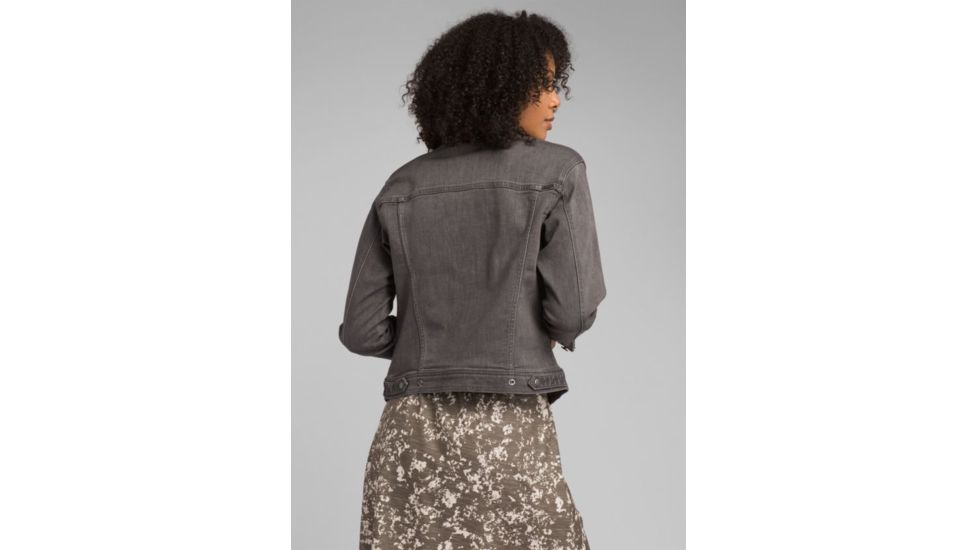 prAna Abbot Jacket - Womens, Grey Denim, Extra Small, W21190808-GYDE-XS