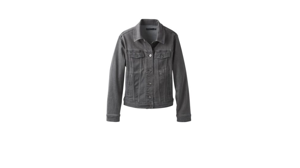 prAna Abbot Jacket - Womens, Grey Denim, Large, W21190808-GYDE-L