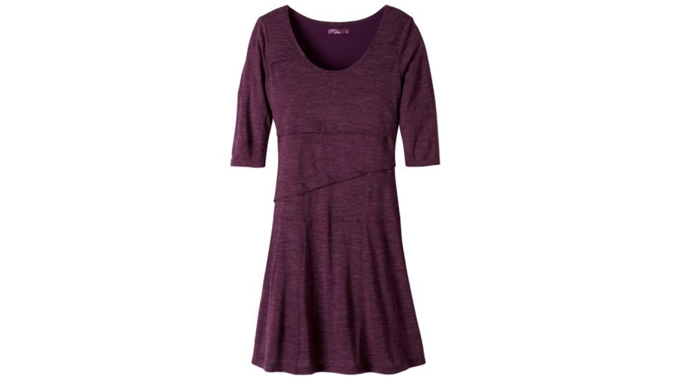 prAna Abilene Dress - Women's-Black Plum-Medium