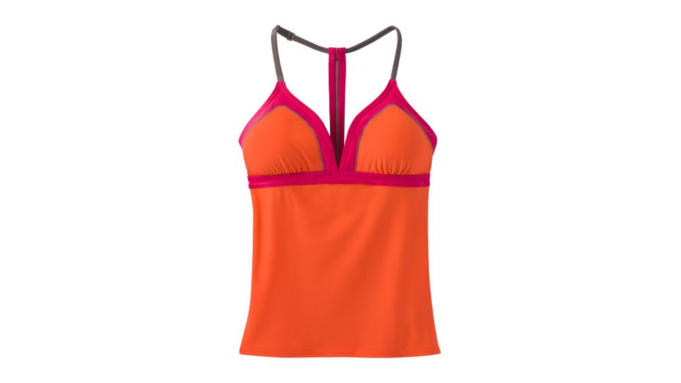 prAna Aleka Tankini - Women's -Electric Orange-X-Small