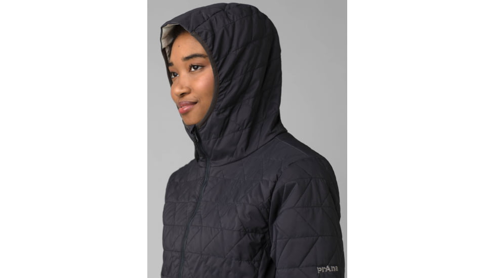 prAna Alpine Air Hooded Jacket - Women's, Extra Small, Charcoal, 1968531-020-XS