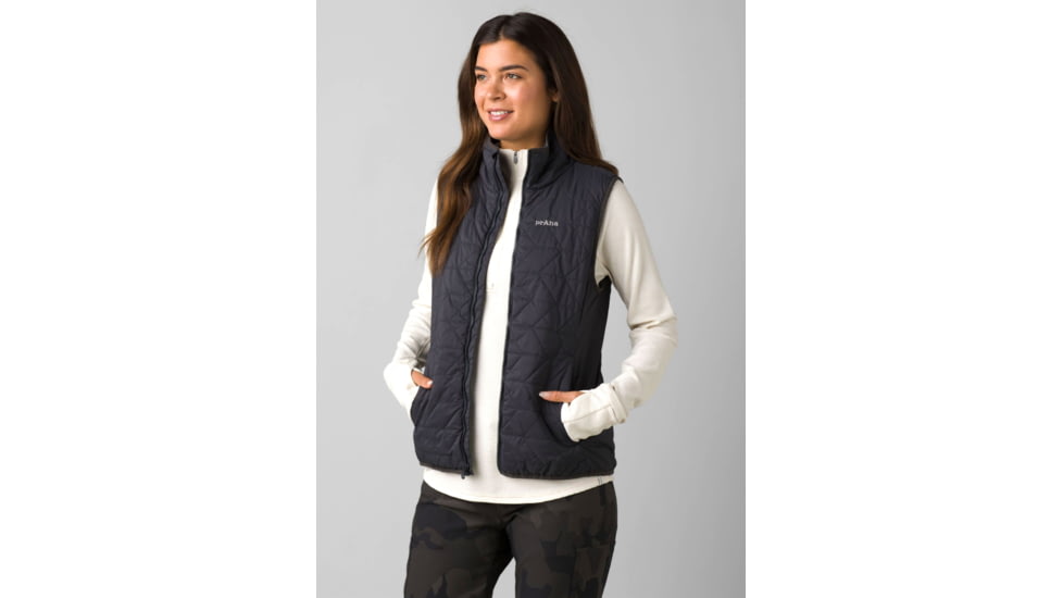 prAna Alpine Air Vest - Women's, Large, Charcoal, 1968491-020-L