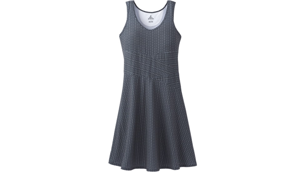 prAna Amelie Dress - Women's -Charcoal Parade-Large