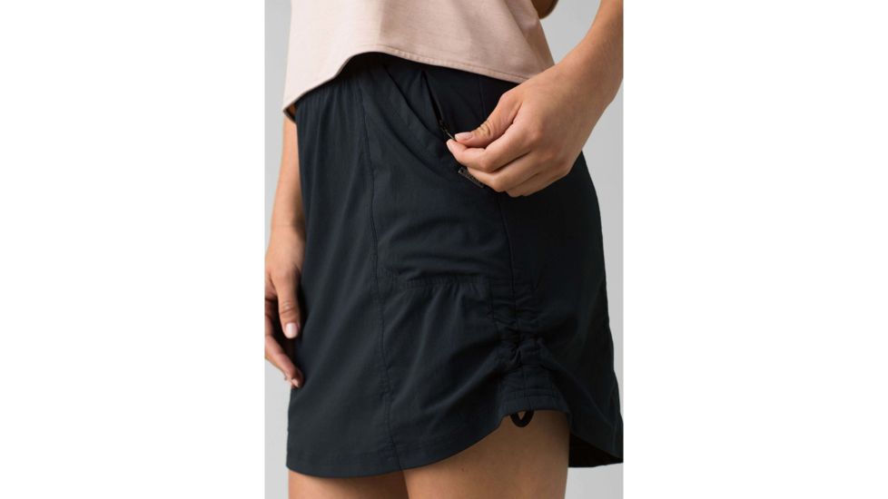 prAna Arch Skort - Womens, Black, Small, W31202055-BLK-S
