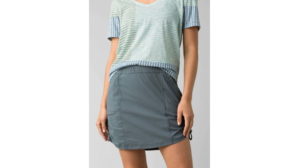 prAna Arch Skort - Womens, Chalkboard, Medium, W31202055-CHBD-M