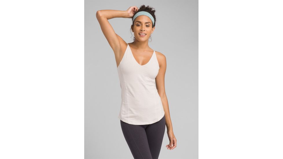 prAna Arrowland Tank - Womens, Pebble Grey, Small, W11190749 -044-S