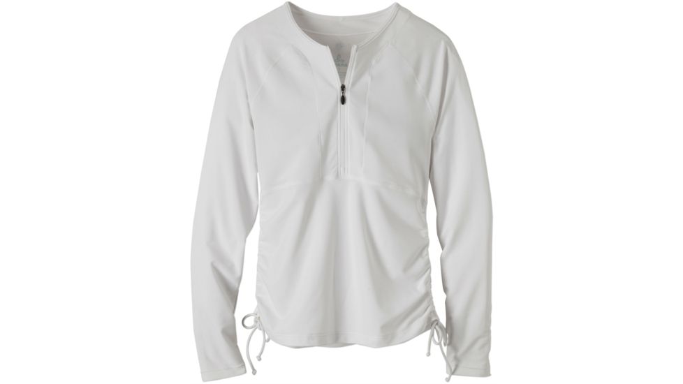 Arwyn Long Sleeve Sun Top - Womens -White-Large