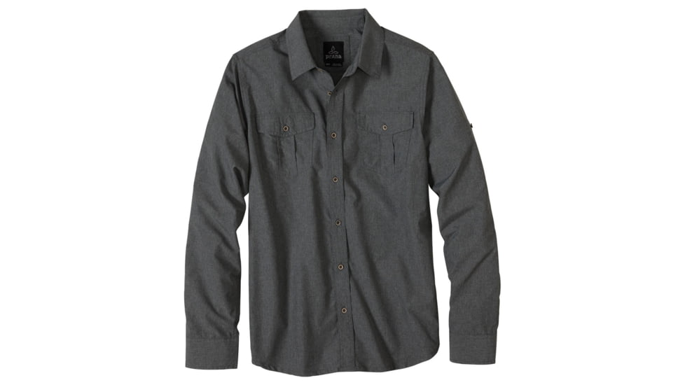 prAna Ascension Long Sleeve Shirt - Men's-Gravel-XX-Large