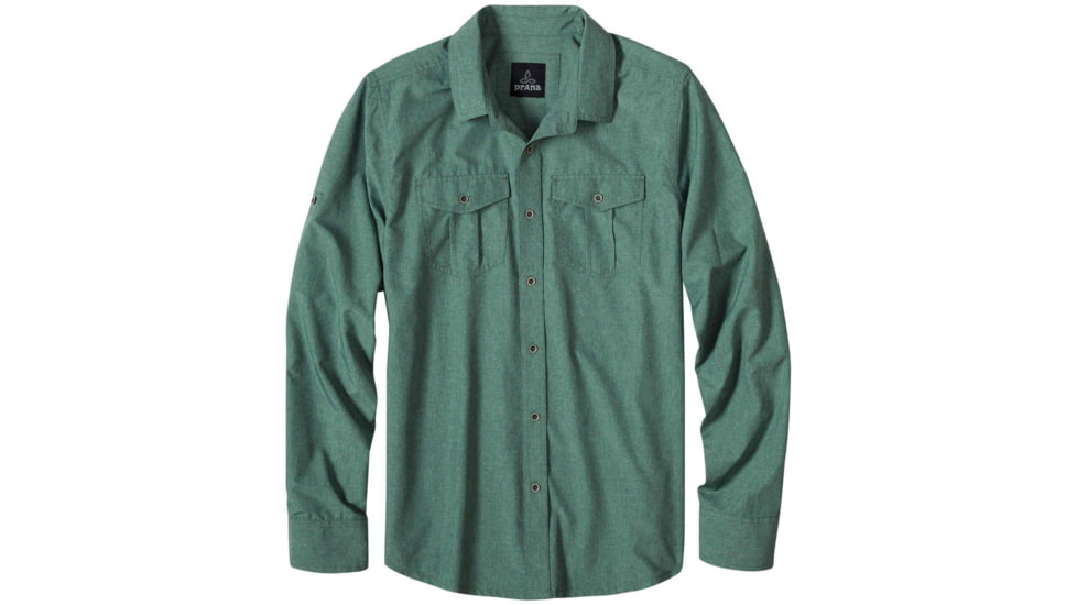 prAna Ascension Long Sleeve Shirt - Men's-Mint-XX-Large